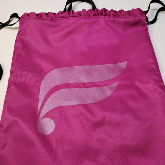 Fabletics - Raspberry, Quilted, Drawstring Backpack/Cinch Sack/Gym Bag EUC - Picture 10 of 10